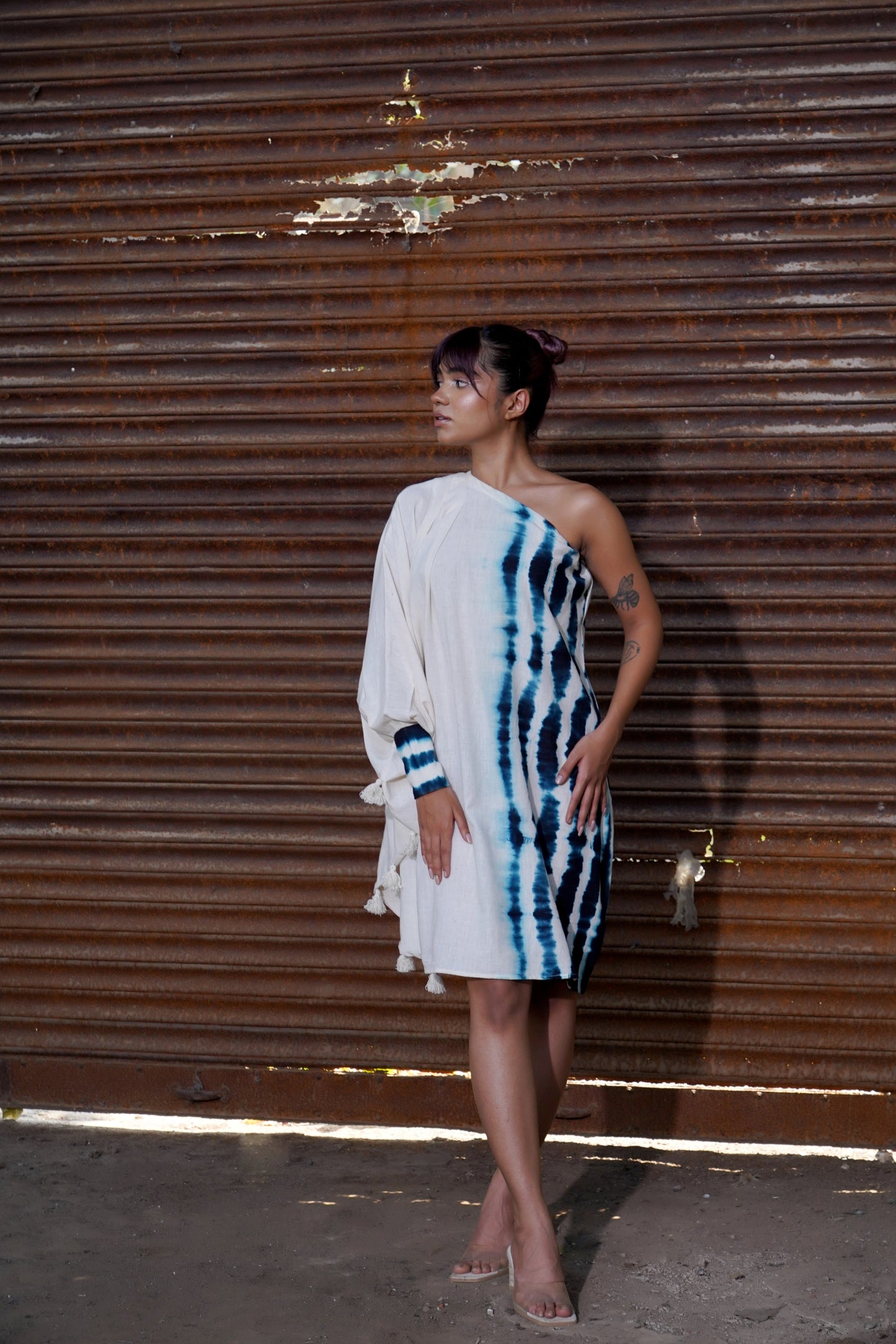 Monochrome Tassel Tango Dress