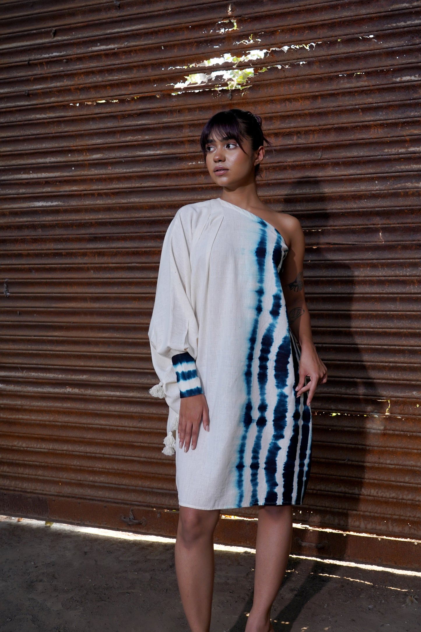 Monochrome Tassel Tango Dress