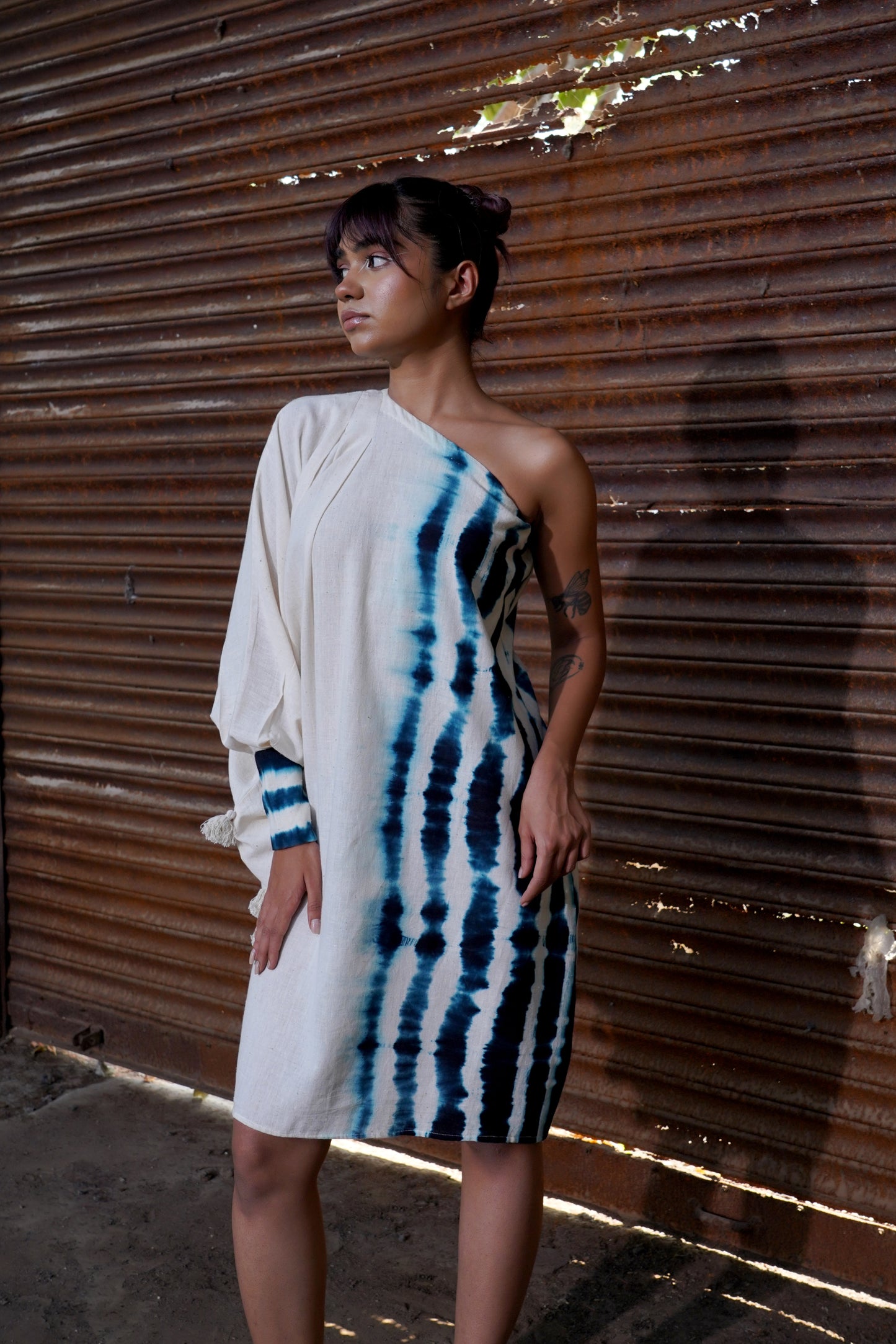 Monochrome Tassel Tango Dress