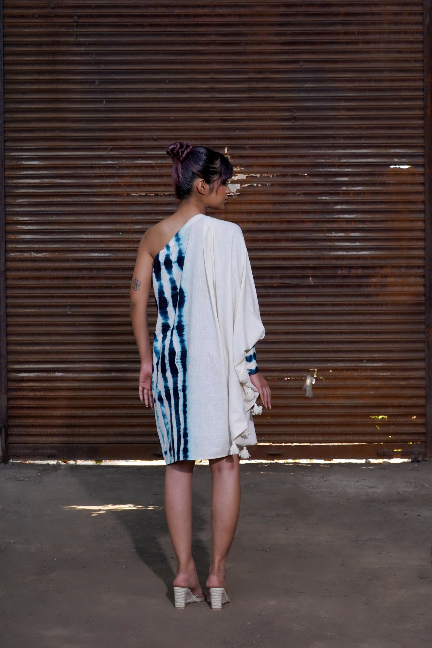 Monochrome Tassel Tango Dress