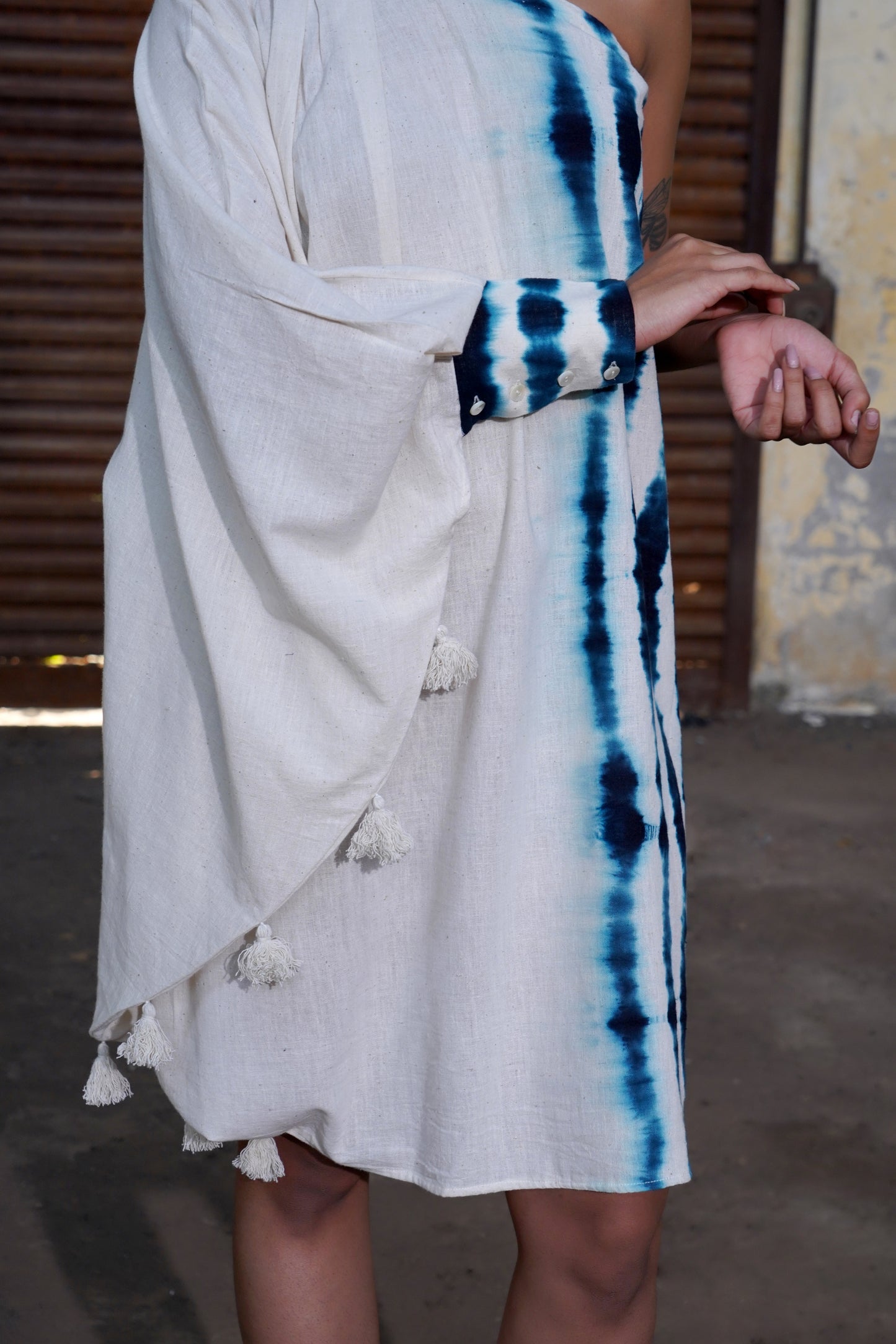 Monochrome Tassel Tango Dress