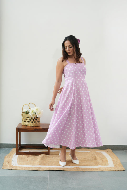 Poppy Polka Dot Dress