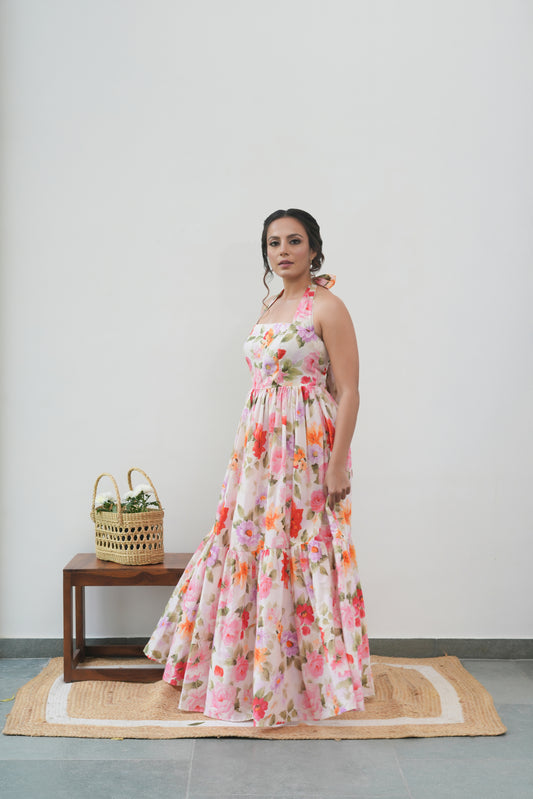 Dreamy Dip Flora Maxi Dress