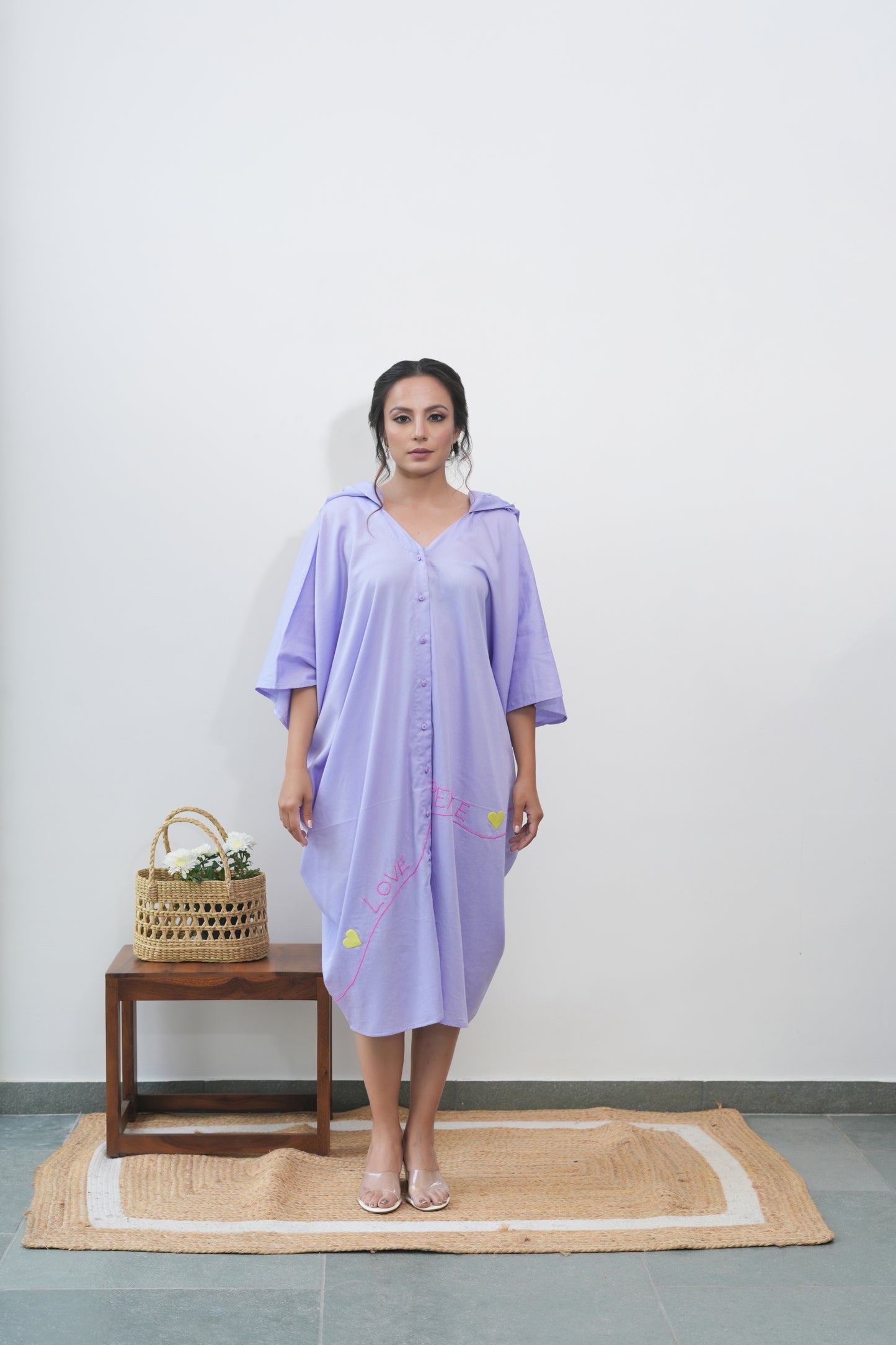 Rebel Rose Hoodie Dress