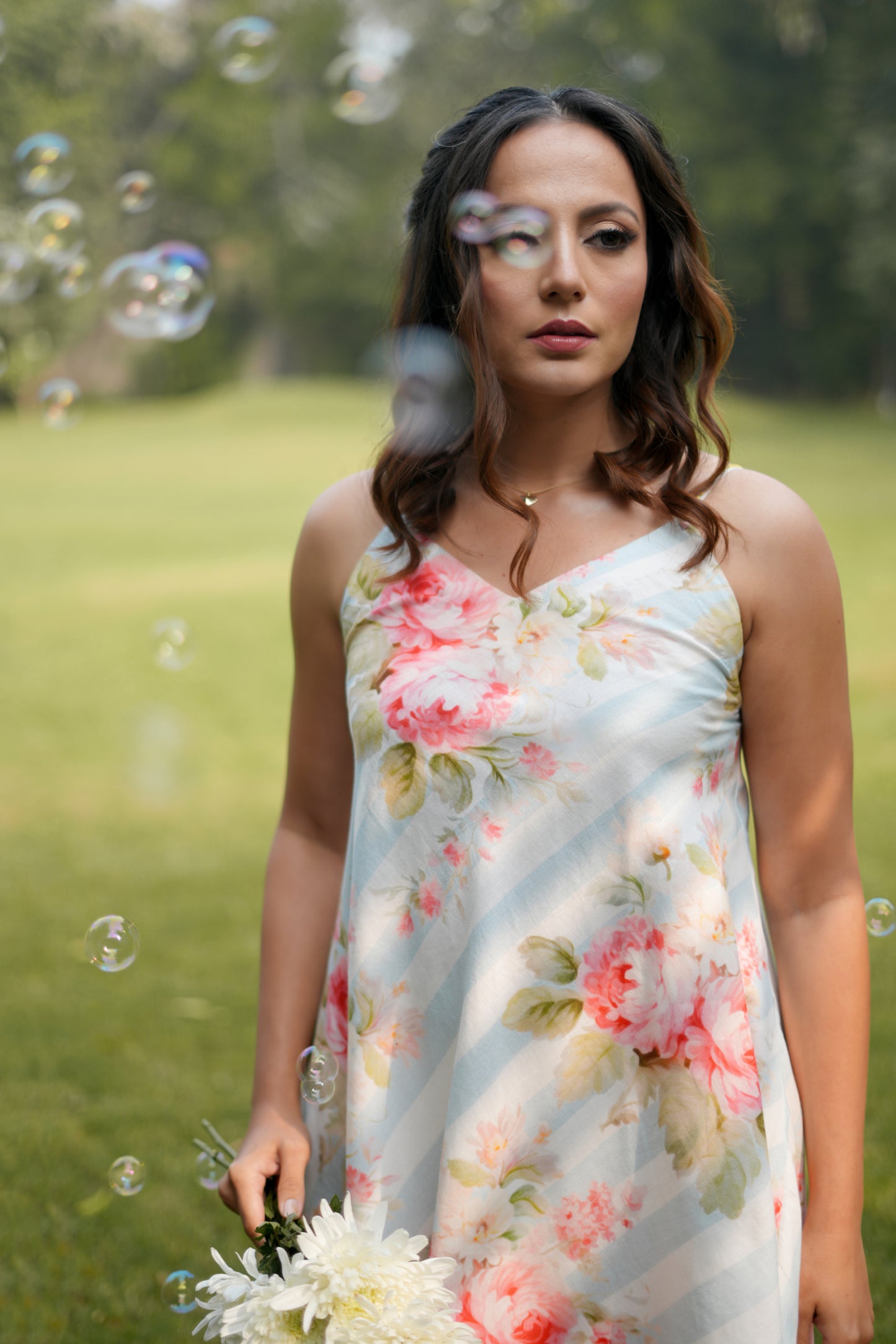 Rosy Mist Slip Dress