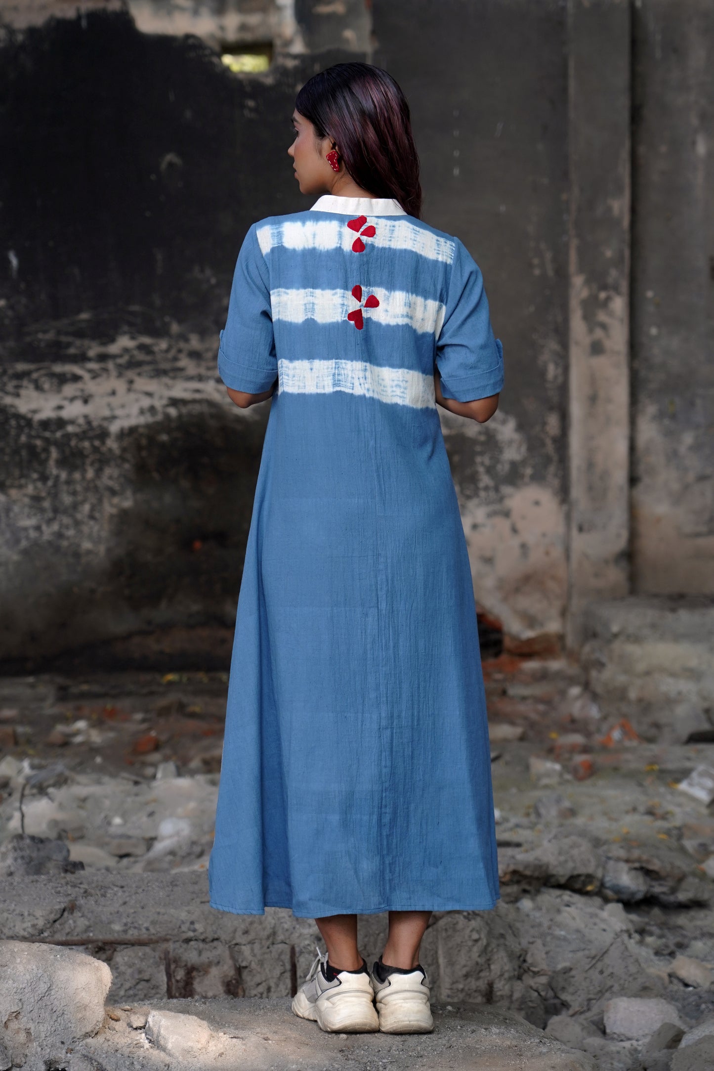 Azure Heartbeat Dress