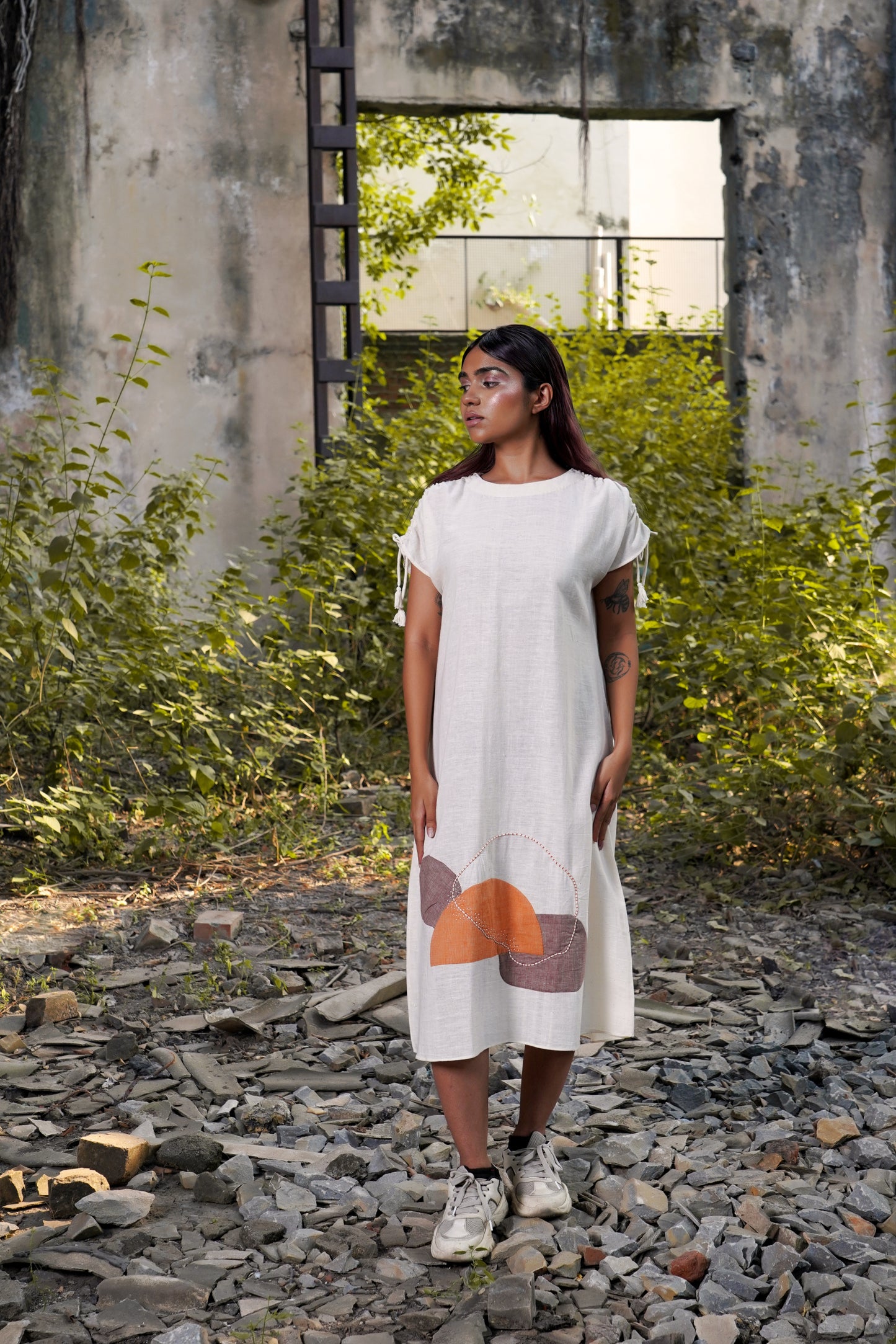 Sublime Drift  Ruched Dress