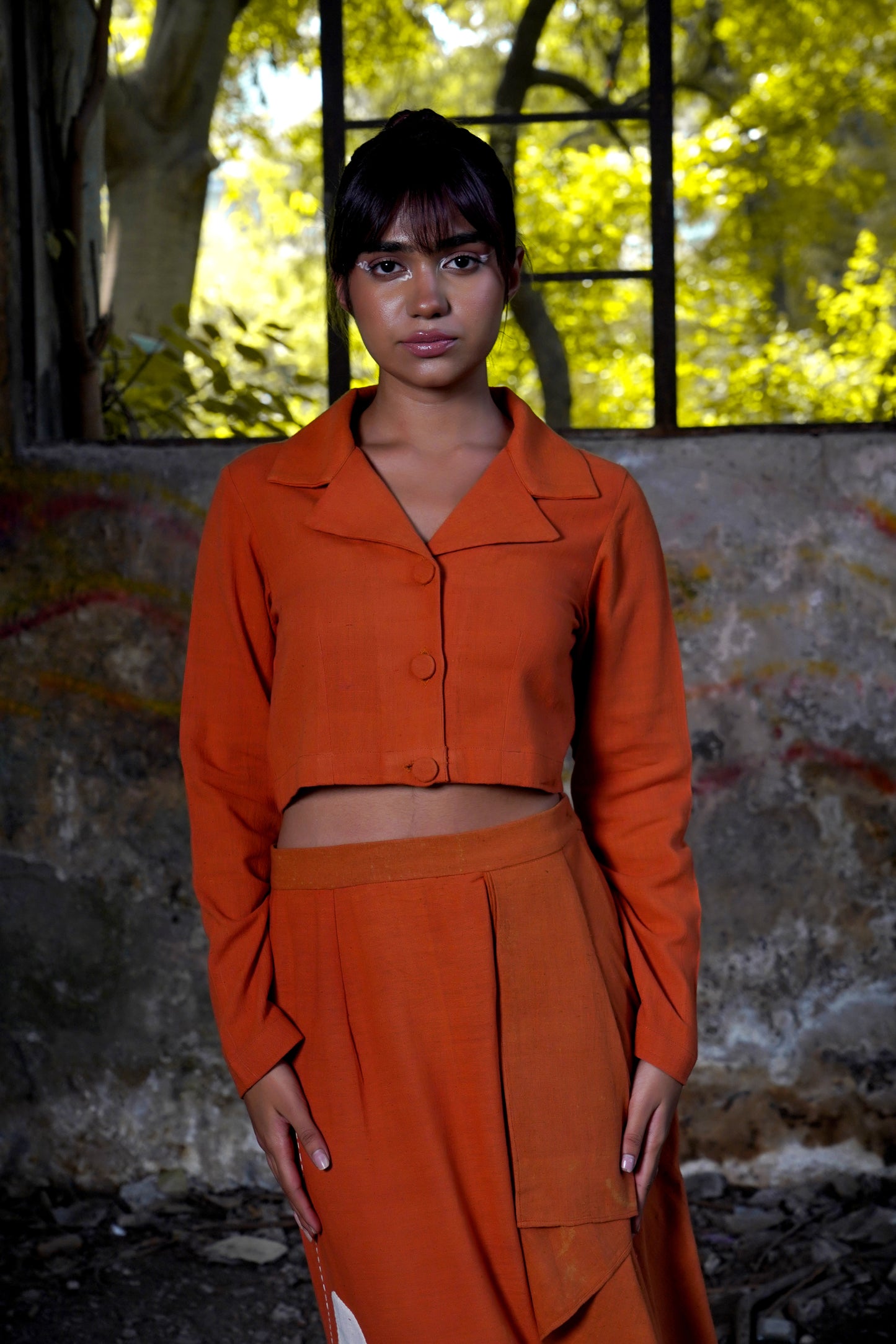 Rustic Essence Crop Jacket