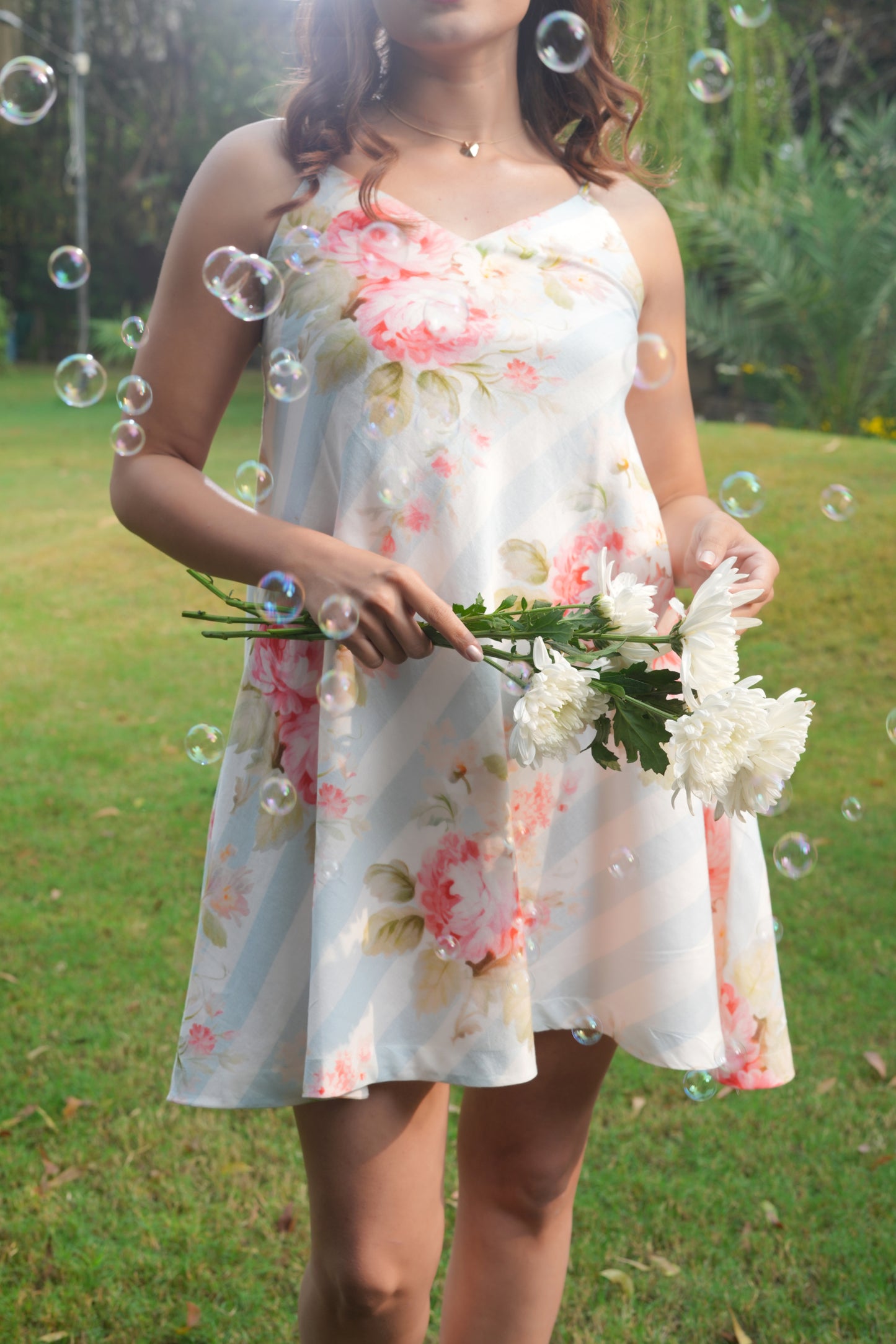 Rosy Mist Slip Dress