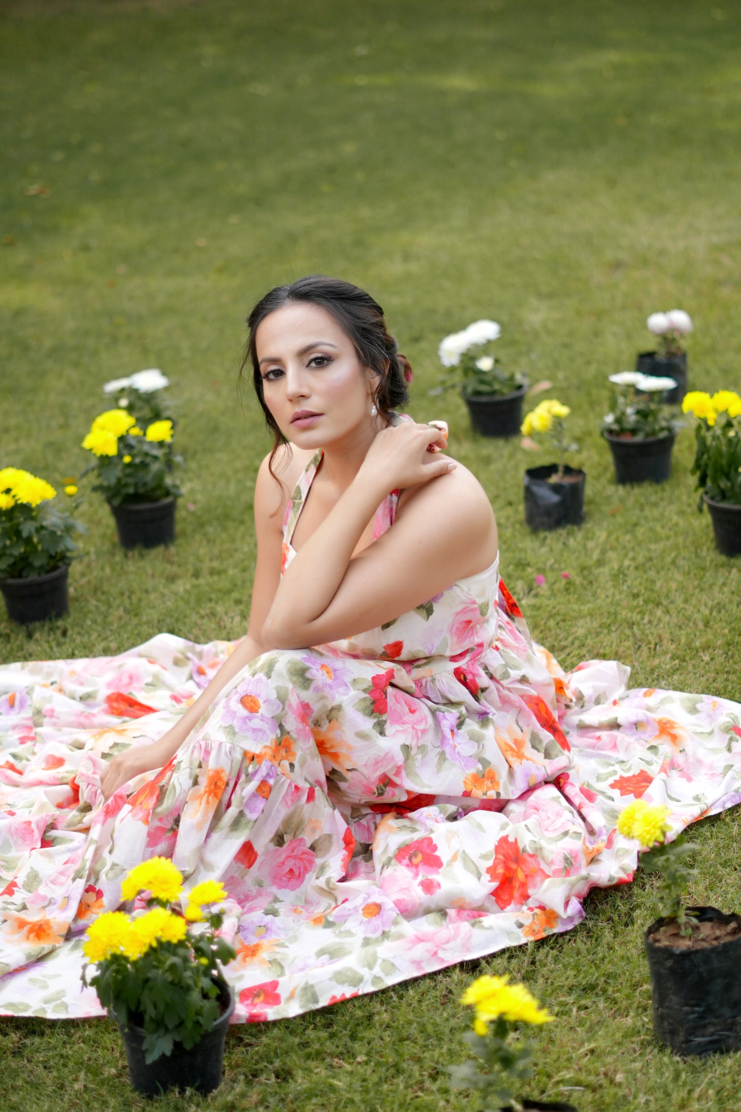Dreamy Dip Flora Maxi Dress