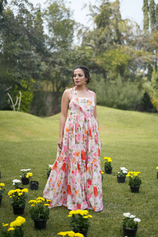 Dreamy Dip Flora Maxi Dress