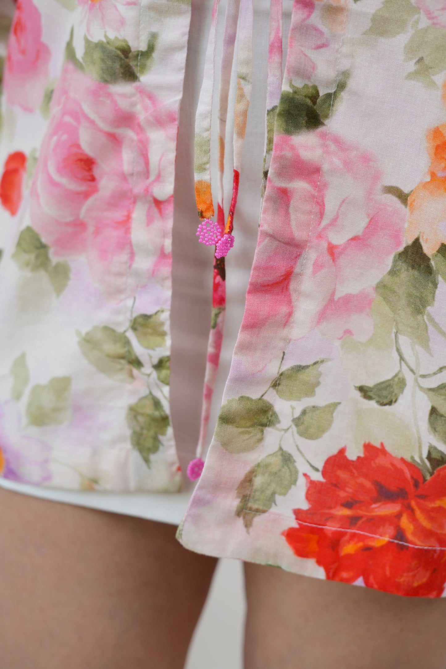 String Fling Floral Top