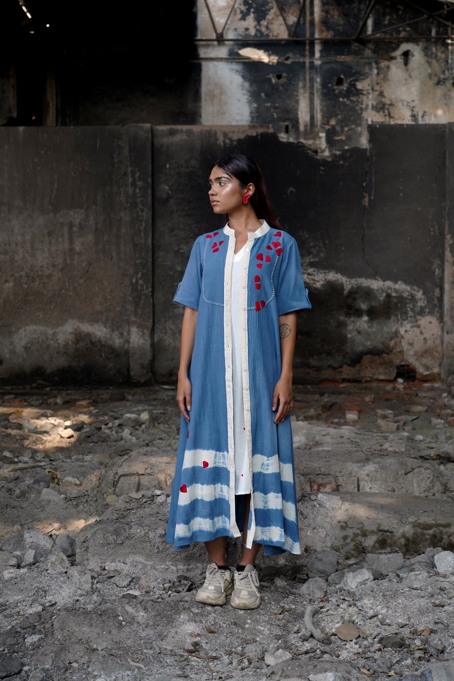 Azure Heartbeat Dress