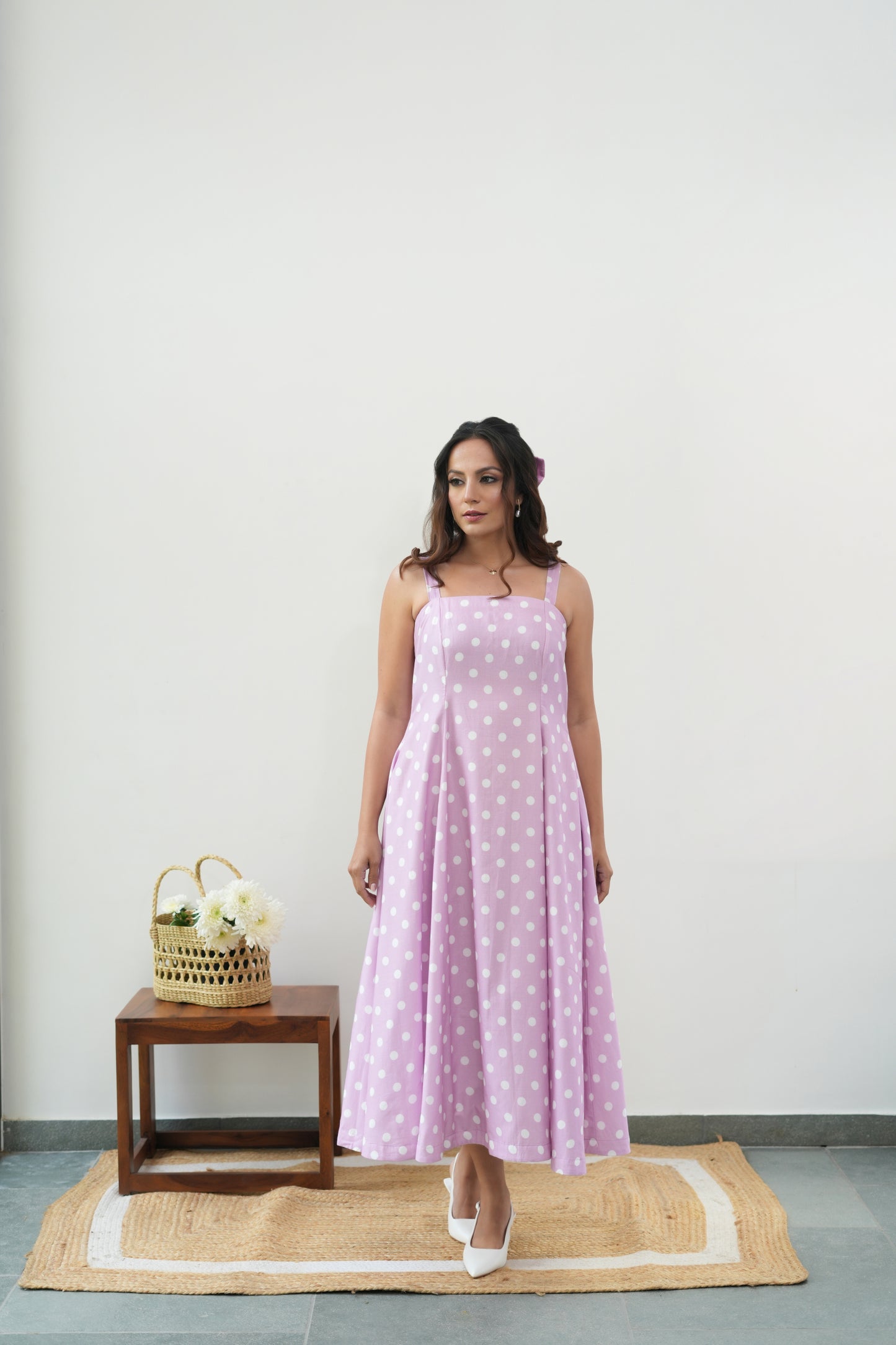 Poppy Polka Dot Dress