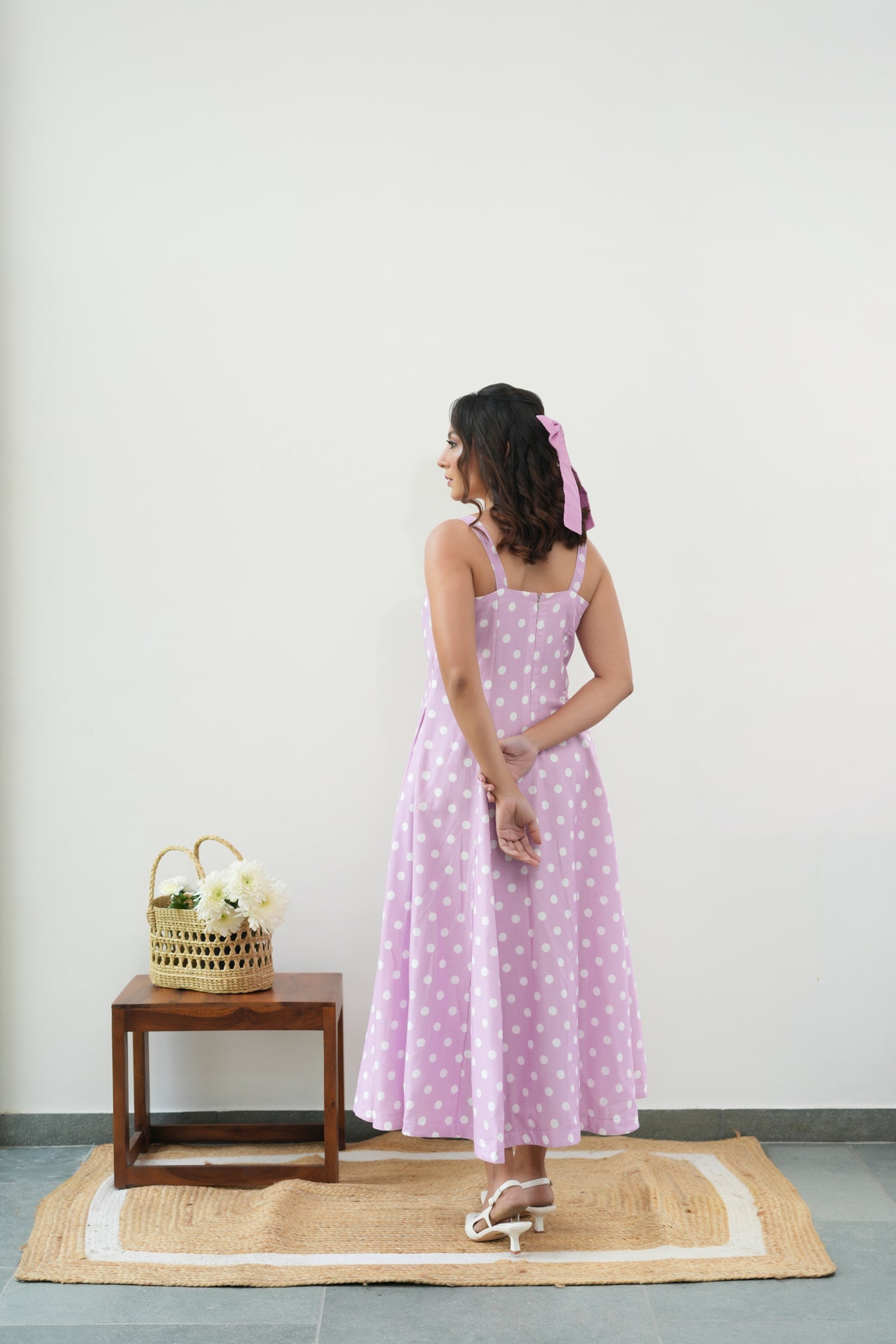 Poppy Polka Dot Dress