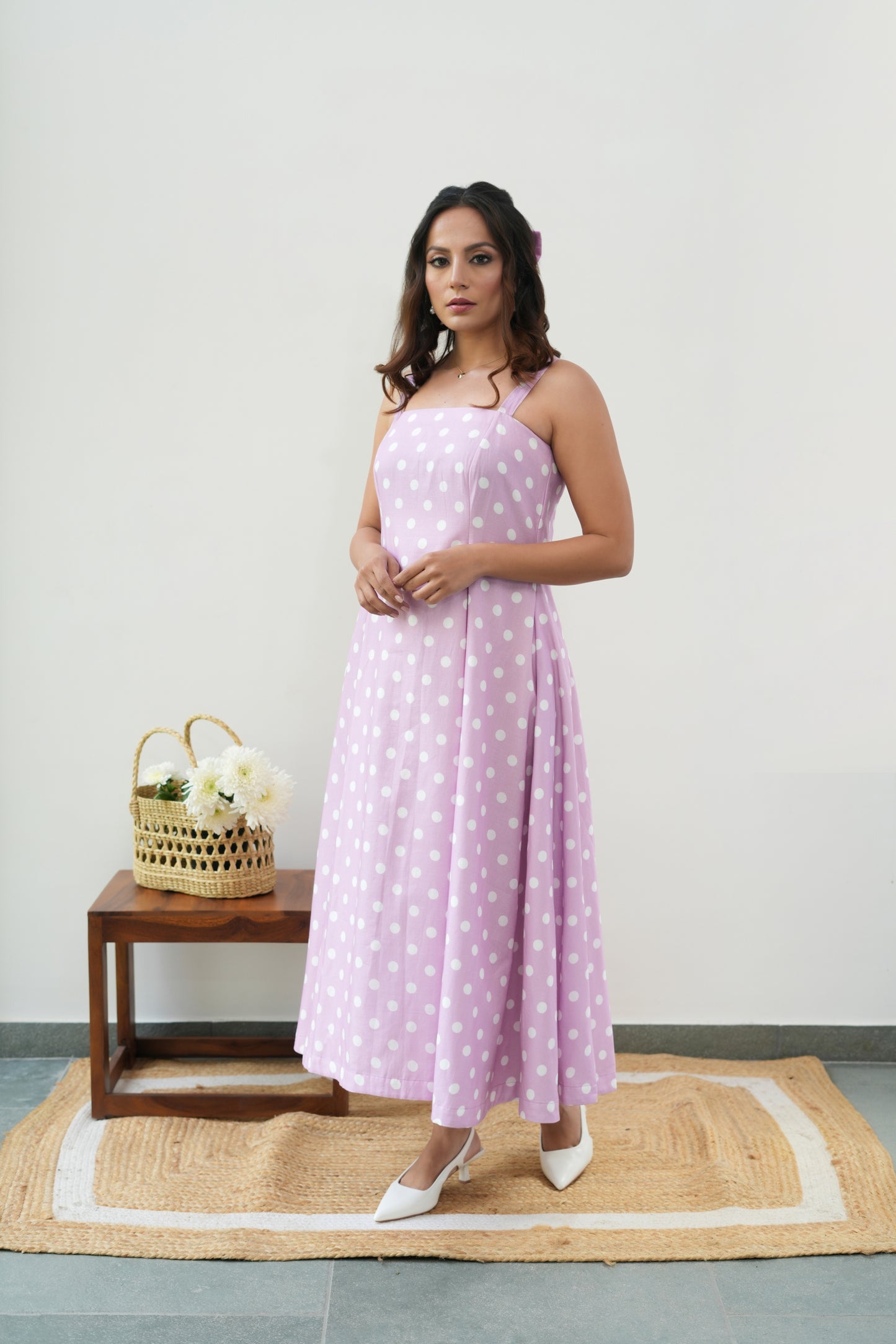 Poppy Polka Dot Dress