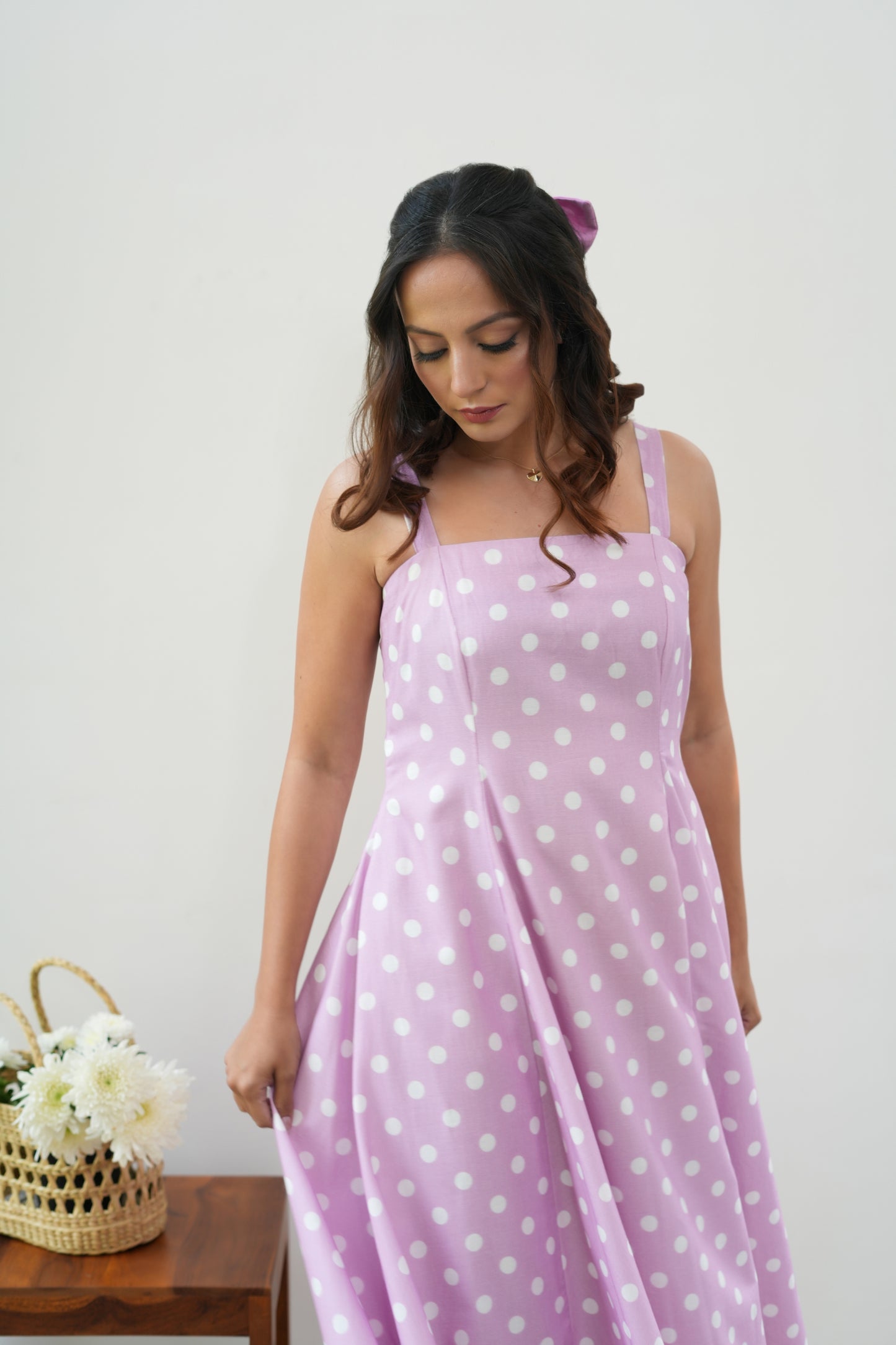 Poppy Polka Dot Dress
