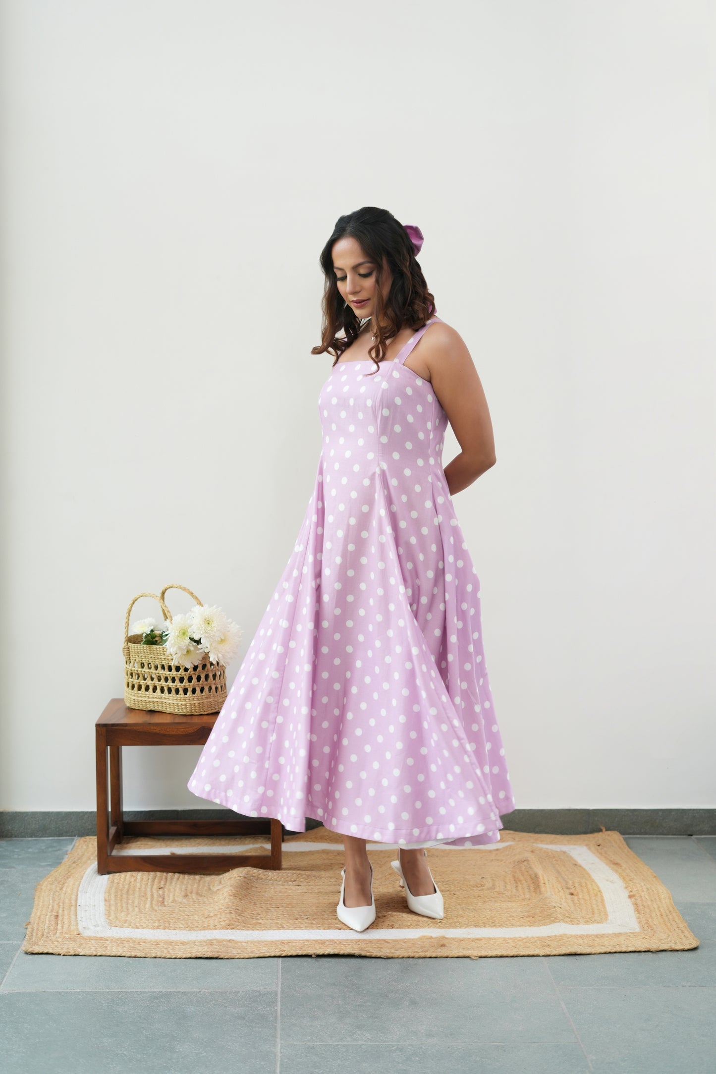 Poppy Polka Dot Dress