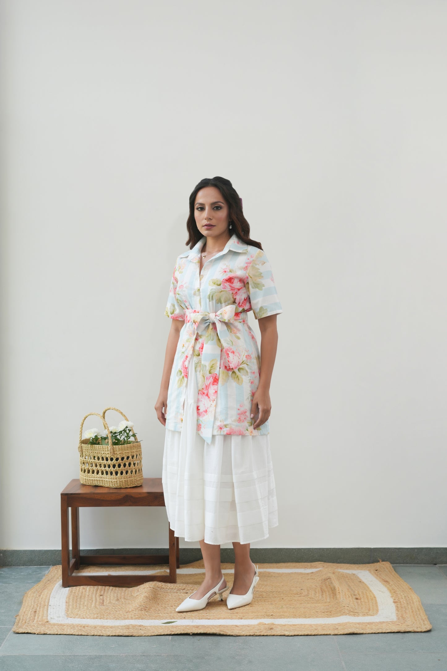 Blue Belle Shirt Dress