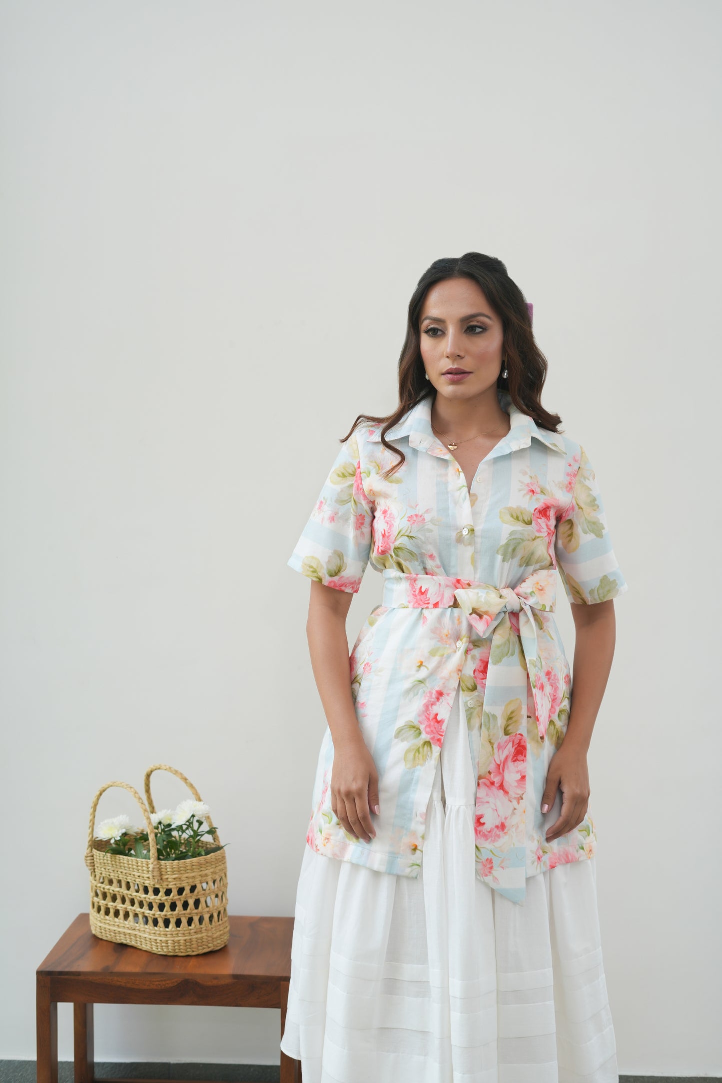 Blue Belle Shirt Dress