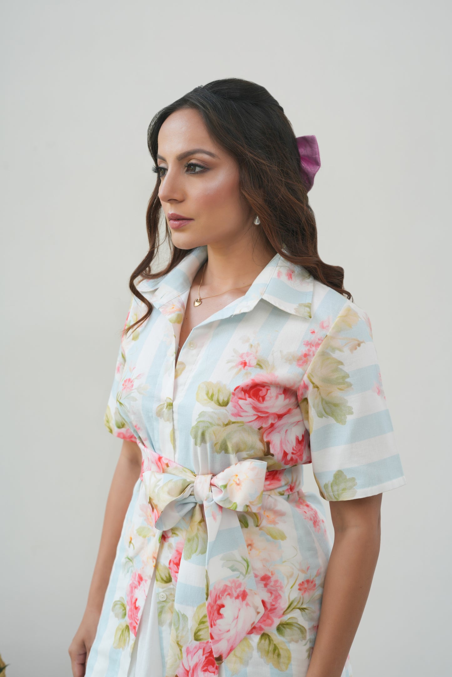 Blue Belle Shirt Dress