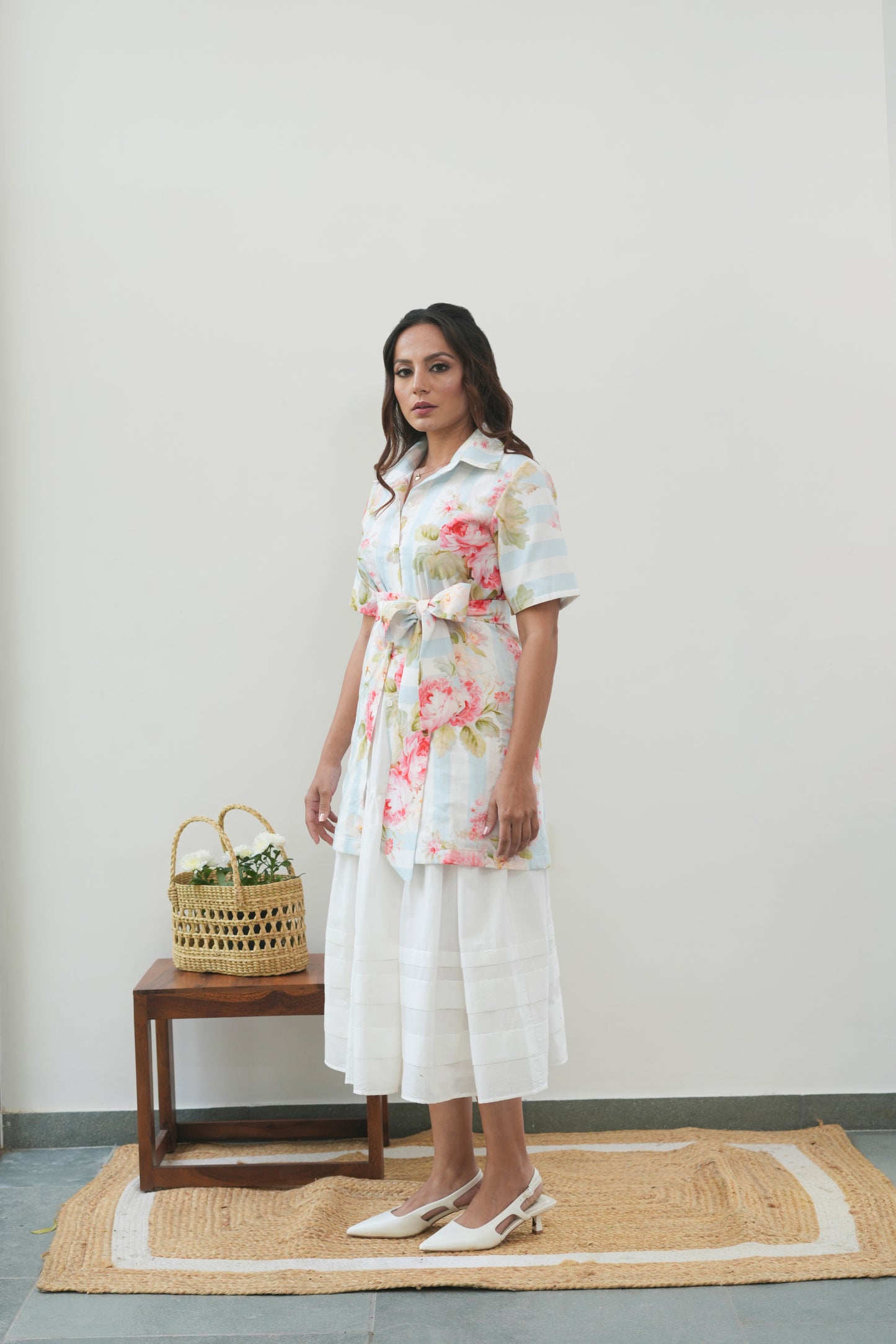 Blue Belle Shirt Dress
