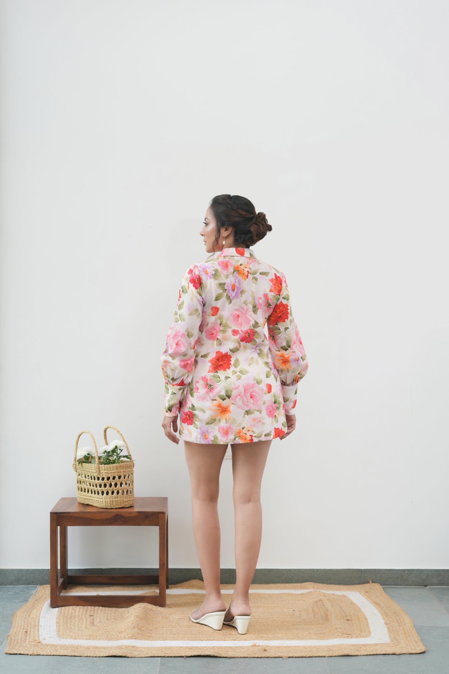 String Fling Floral Top