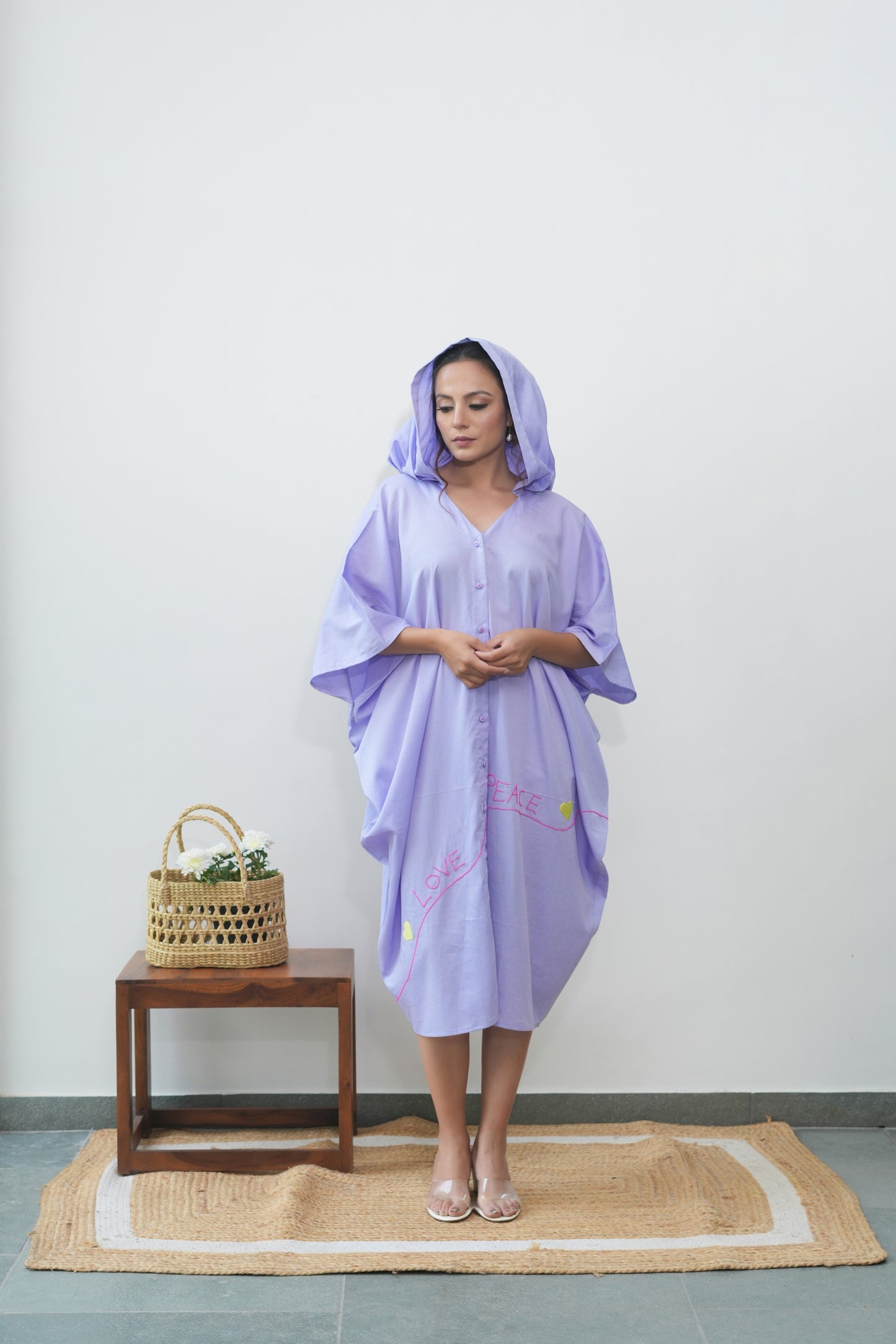 Rebel Rose Hoodie Dress