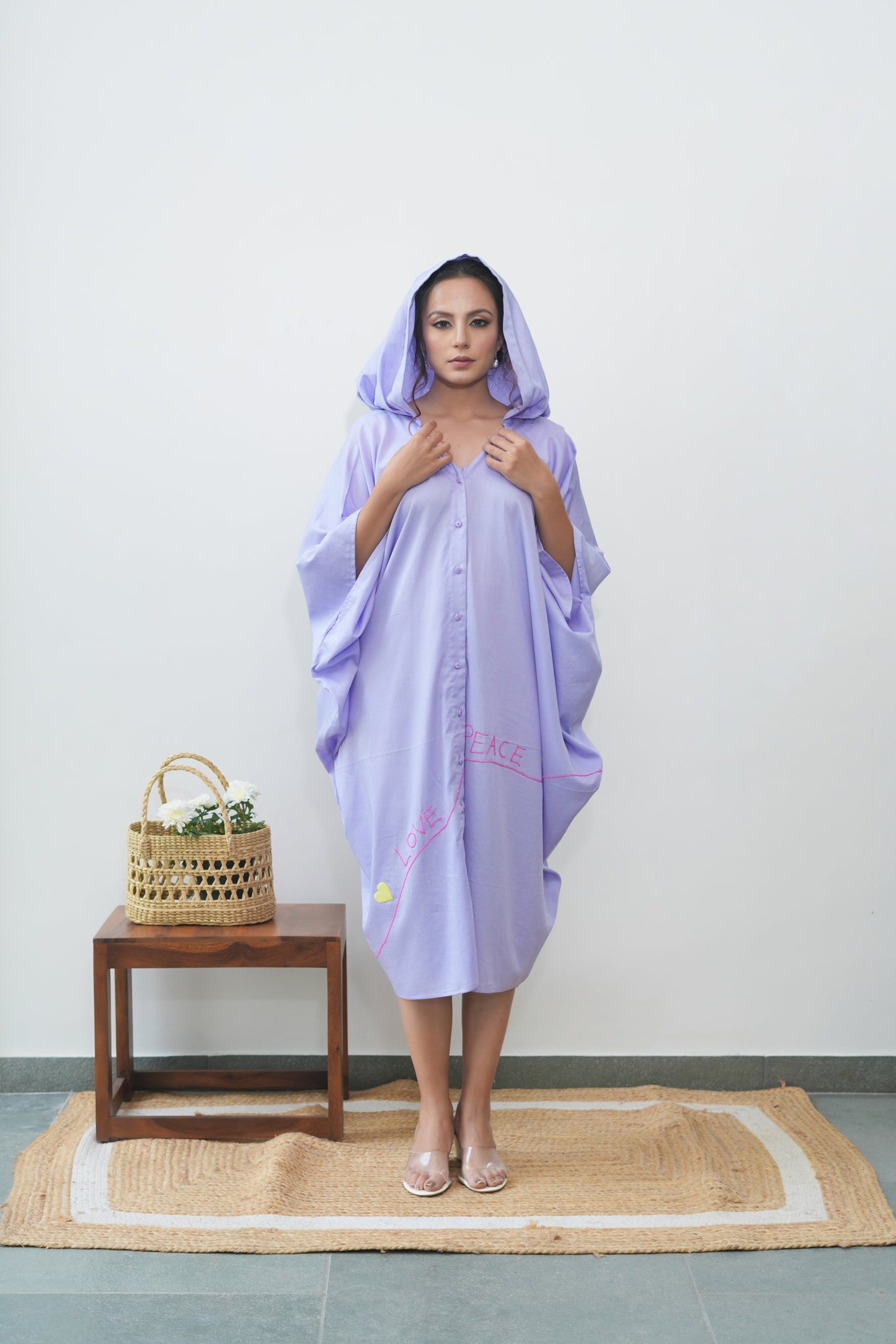 Rebel Rose Hoodie Dress