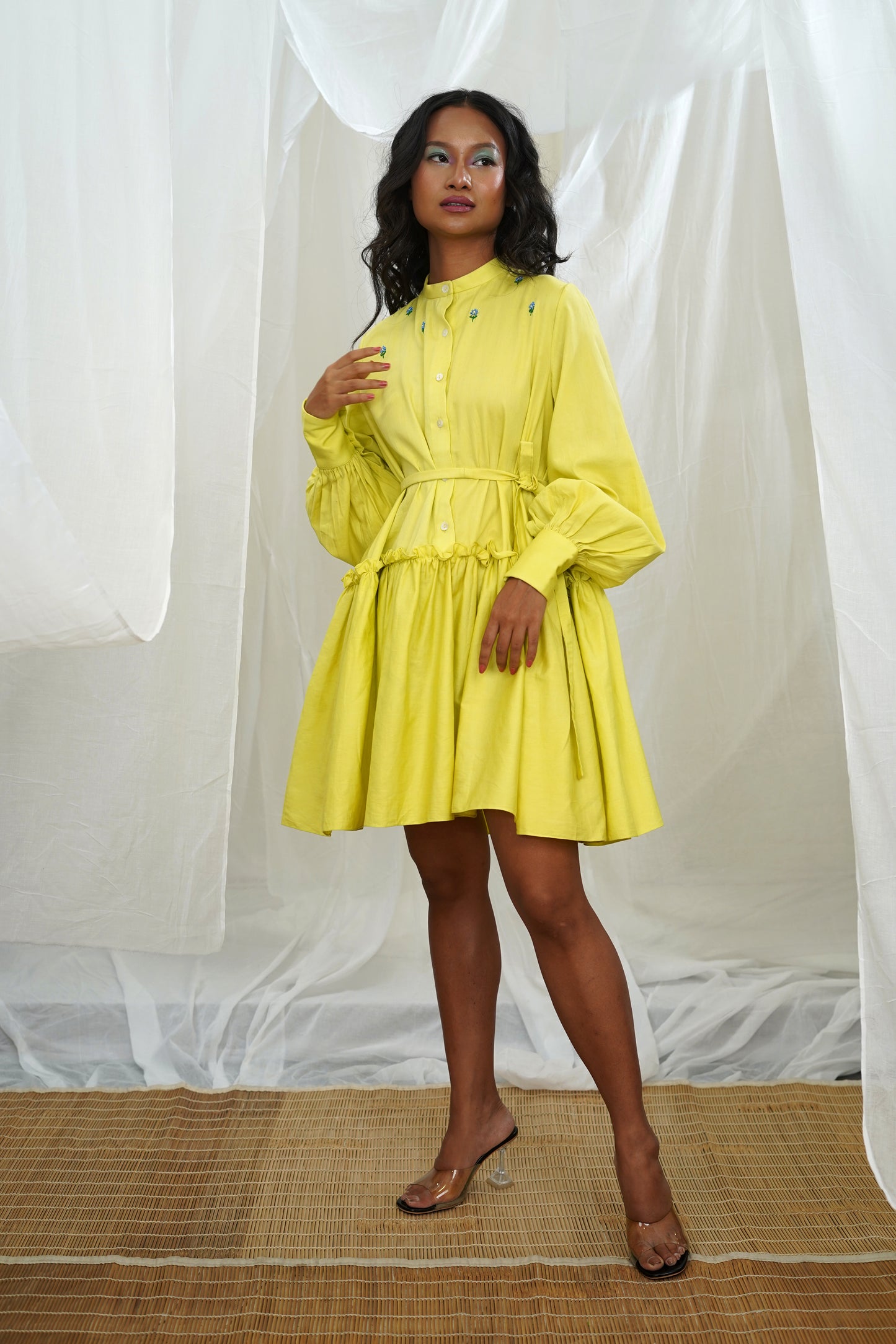 Omari Yellow Dress