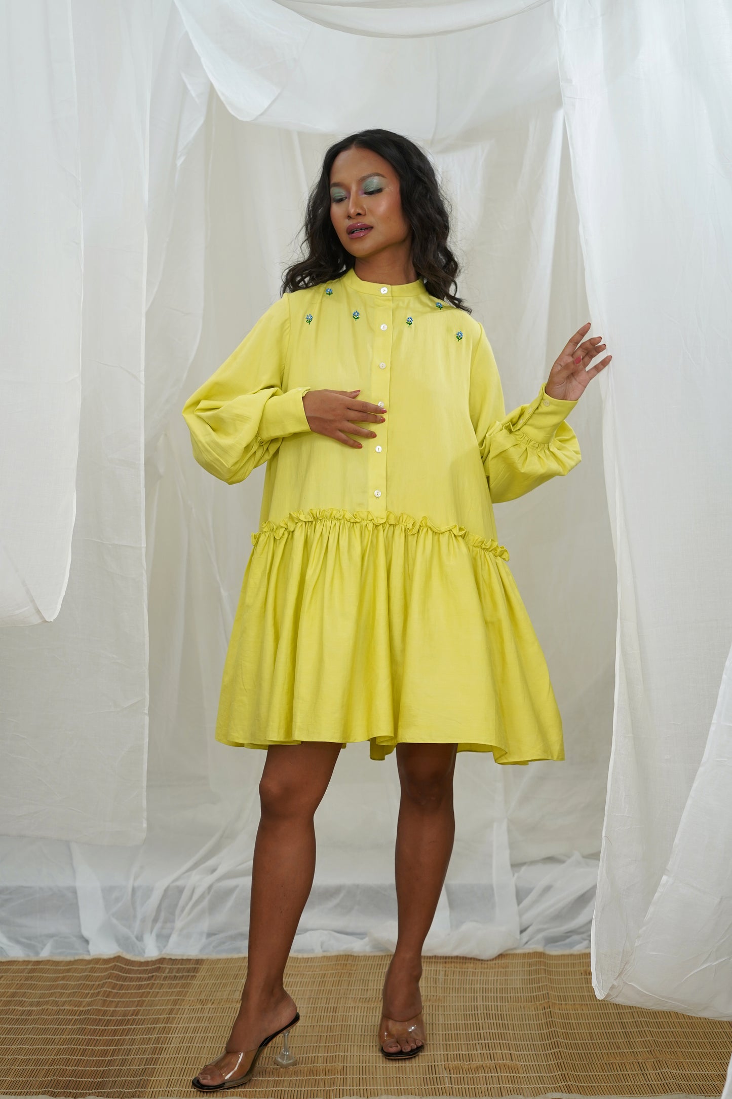 Omari Yellow Dress
