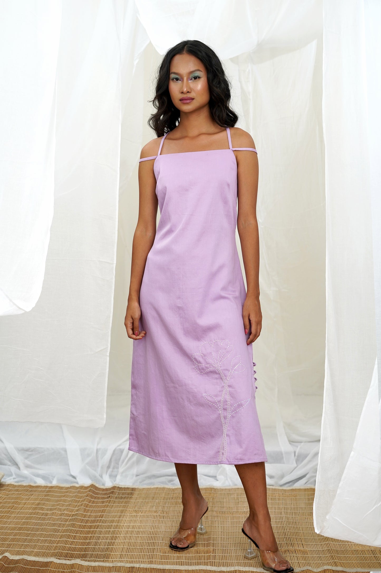 Thabani Lilac Slip Dress