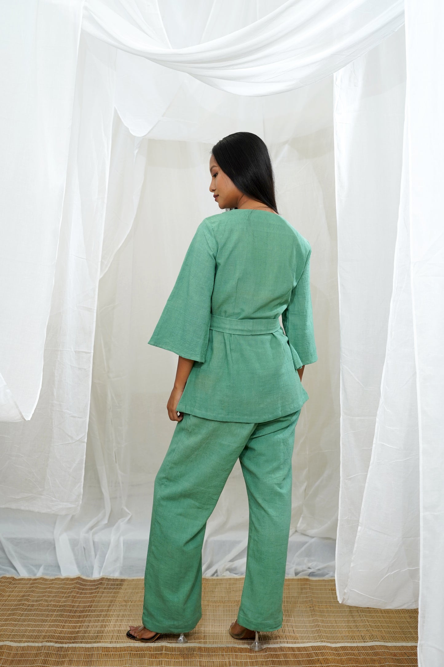 Femi Green Pocket Top